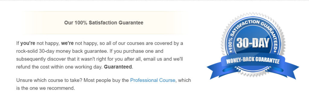 Home Staging Institute money-back guarantee