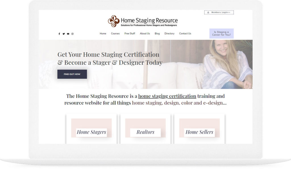 Home Staging Resource website